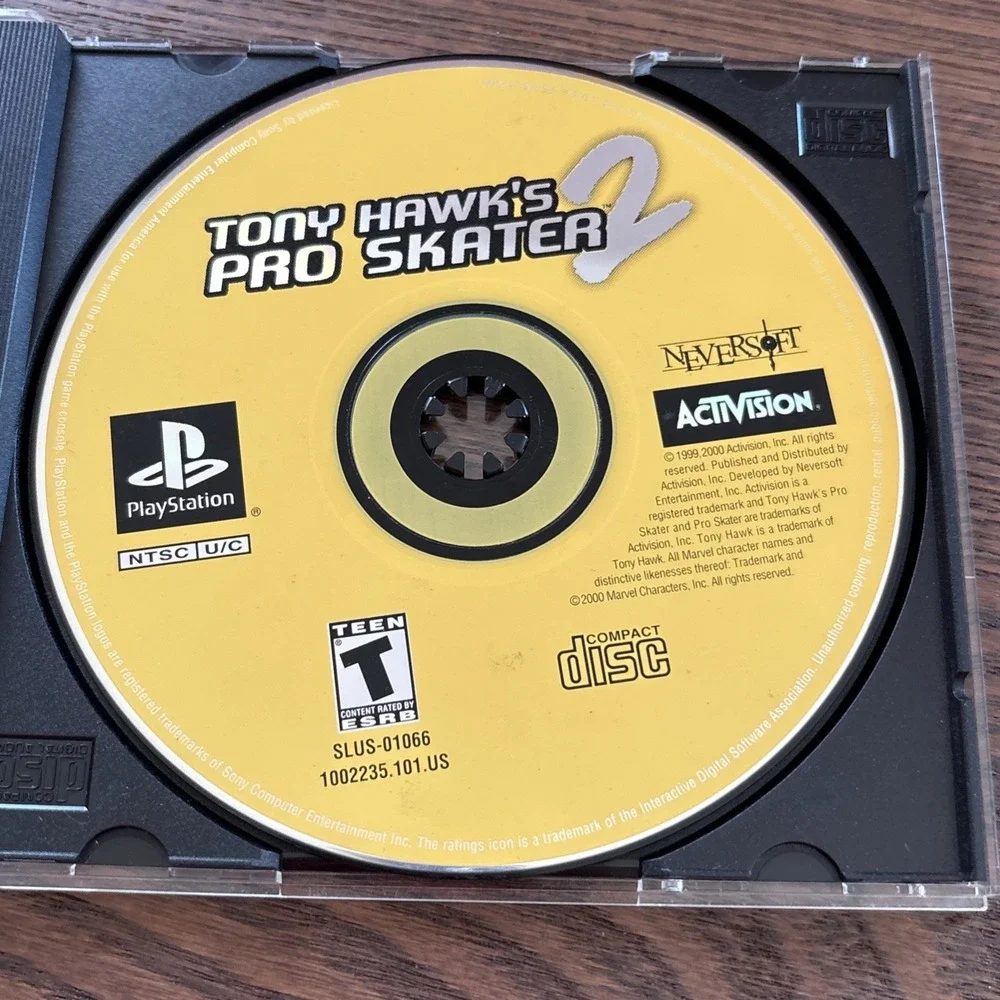 Tony‎ Hawk'S Pro Skater 2 (Sony Playstation 1) - Disc only - TESTED